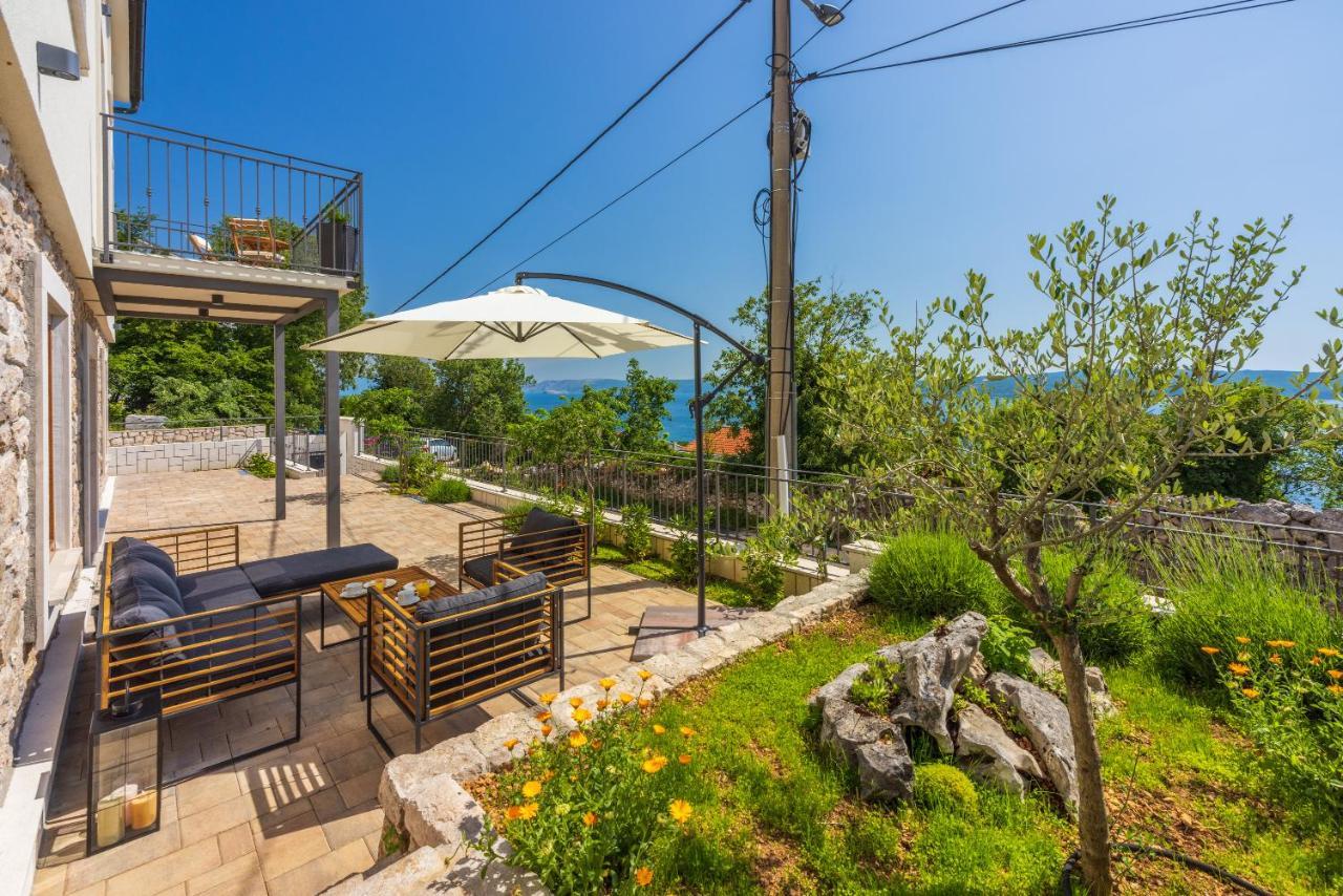 Villa Antani With Heated Pool, Sauna & Jacuzzi Crikvenica Eksteriør bilde