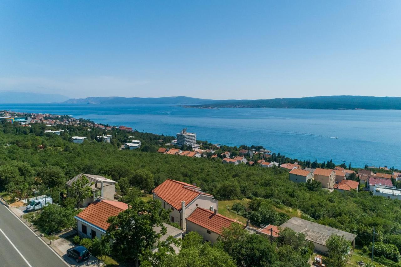 Villa Antani With Heated Pool, Sauna & Jacuzzi Crikvenica Eksteriør bilde